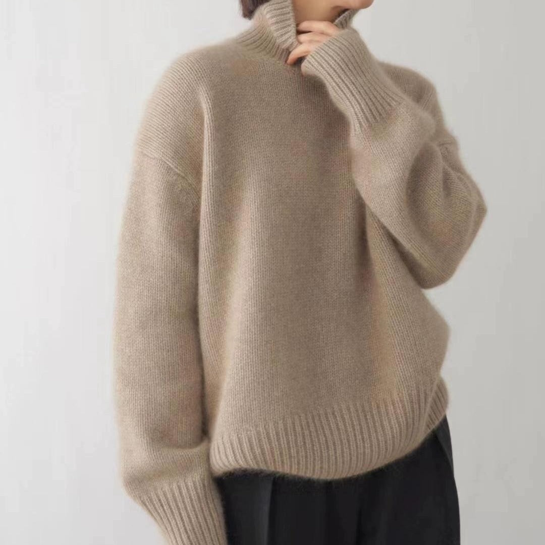 LORVENE Luxe Rib Turtleneck