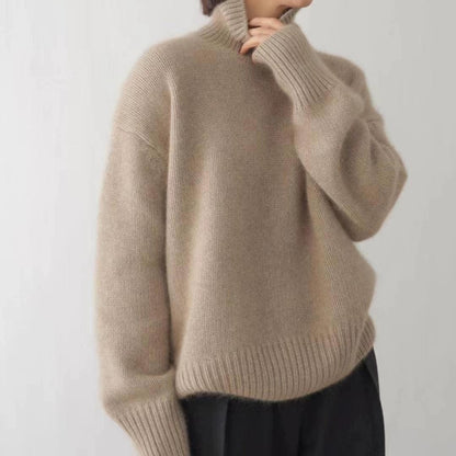 LORVENE Luxe Rib Turtleneck