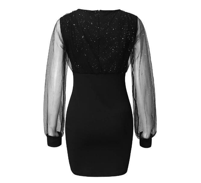 LORVENE Shimmer Sequin Dress