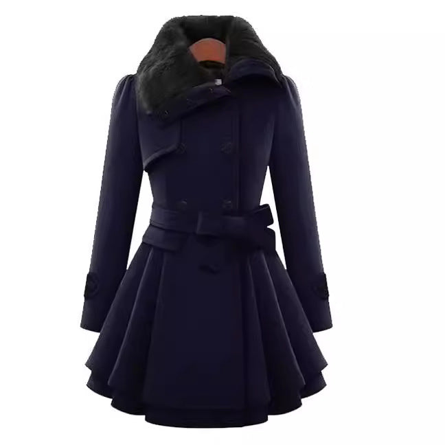 LORVENE Classic Belted Soft Coat