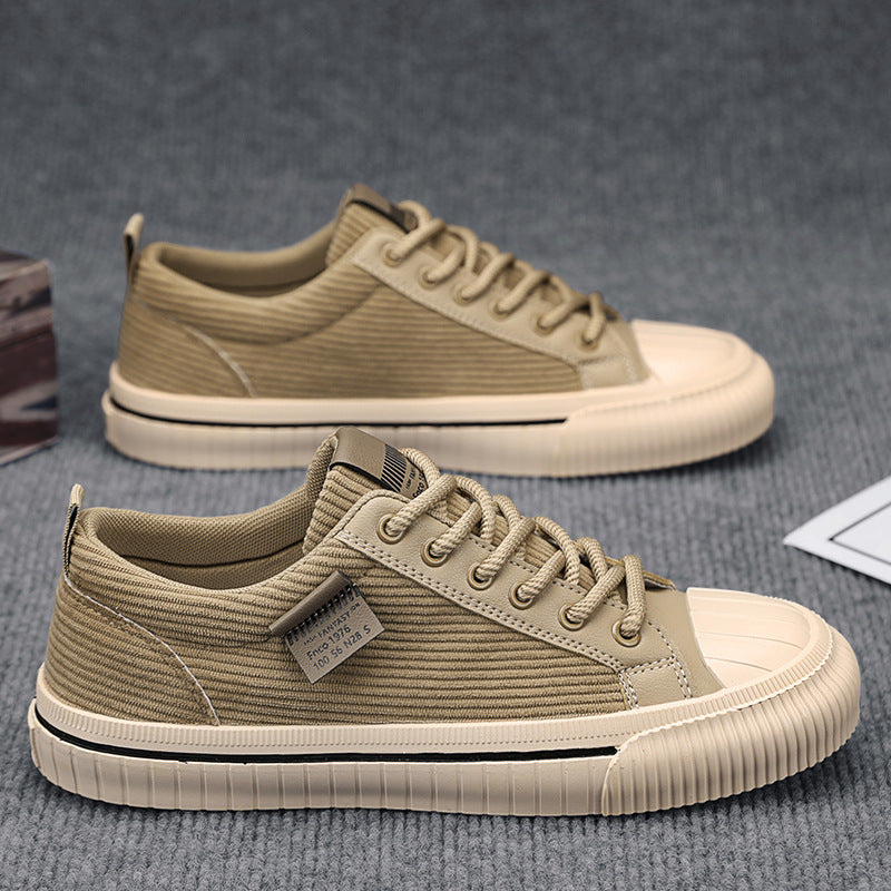 Men’s Corvin Textured Canvas Sneakers