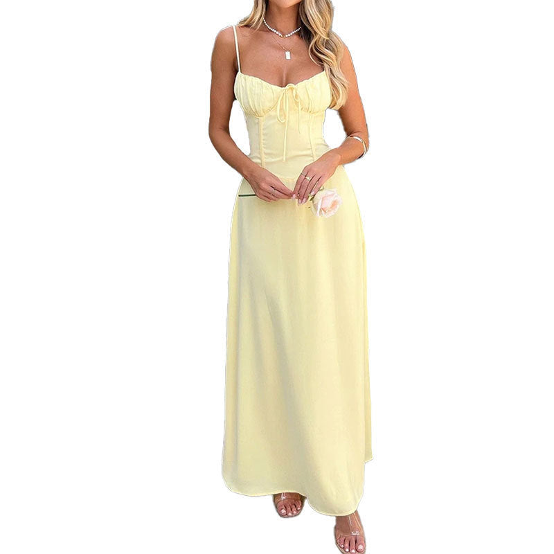 LORVENE Pure Ruffle Maxi