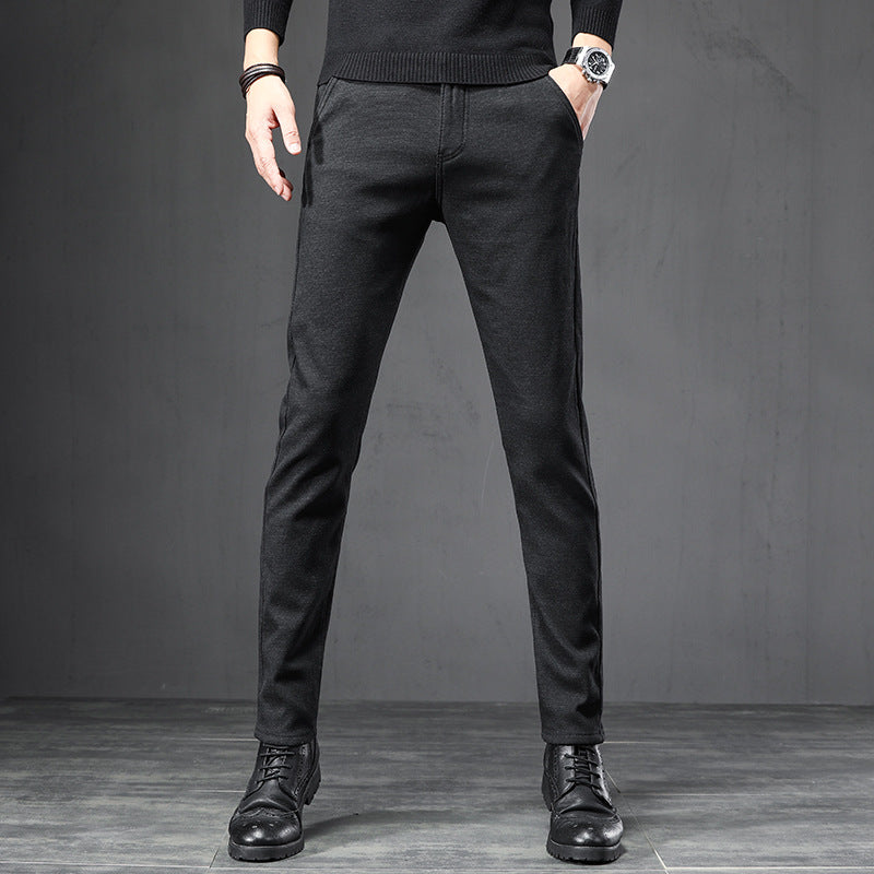LORVENES Everyday Office Slim Fit Trousers