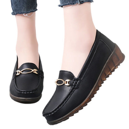 LORVENES Comfort Wedge Bit Loafers