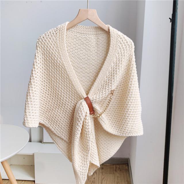 LORVENE Handwoven Cotton Shawl