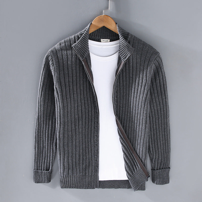 LORVENE Textured Knit Cardigan