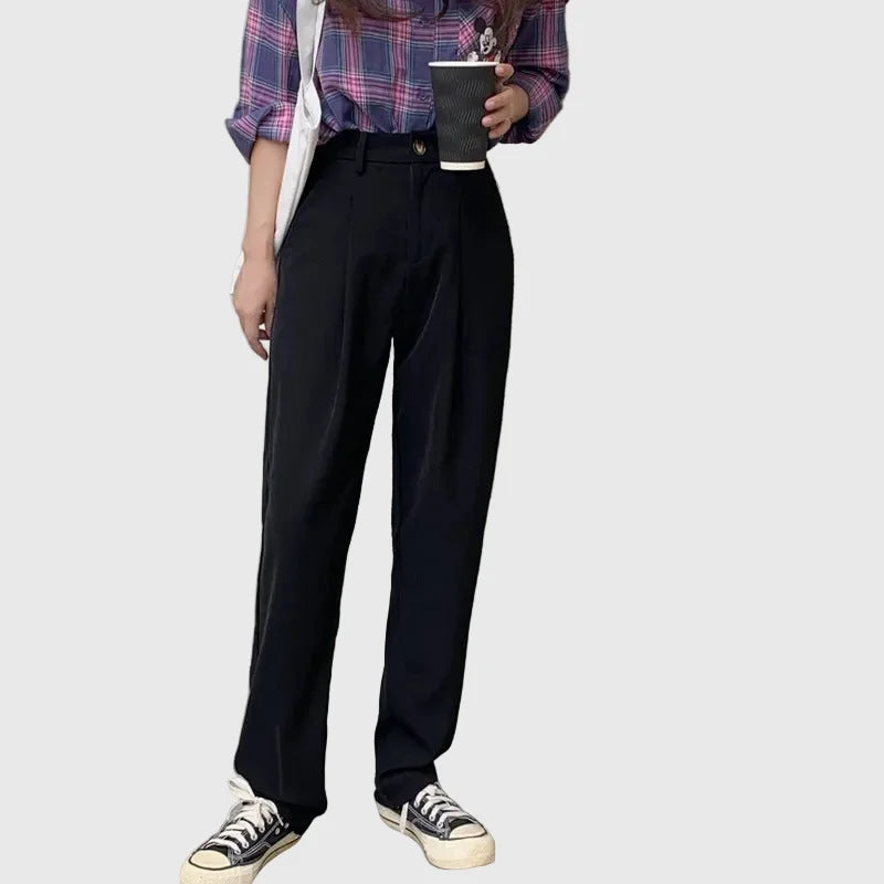 LORVENE City Luxe Pants in stylish tailored fit, featuring sleek design and comfortable fabric, perfect for urban fashion.