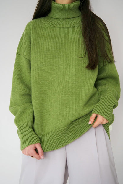 LORVENE Timeless High Neck Knit