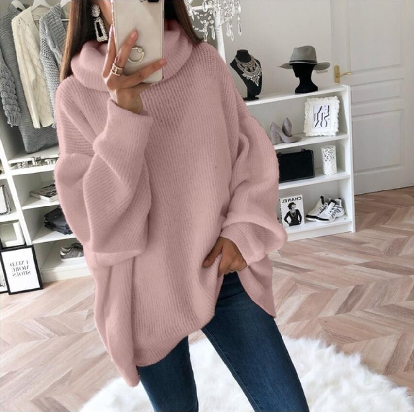 LORVENE Classic High Neck Sweater