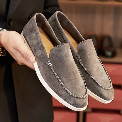 Men’s Classic Slip-On Suede Loafers