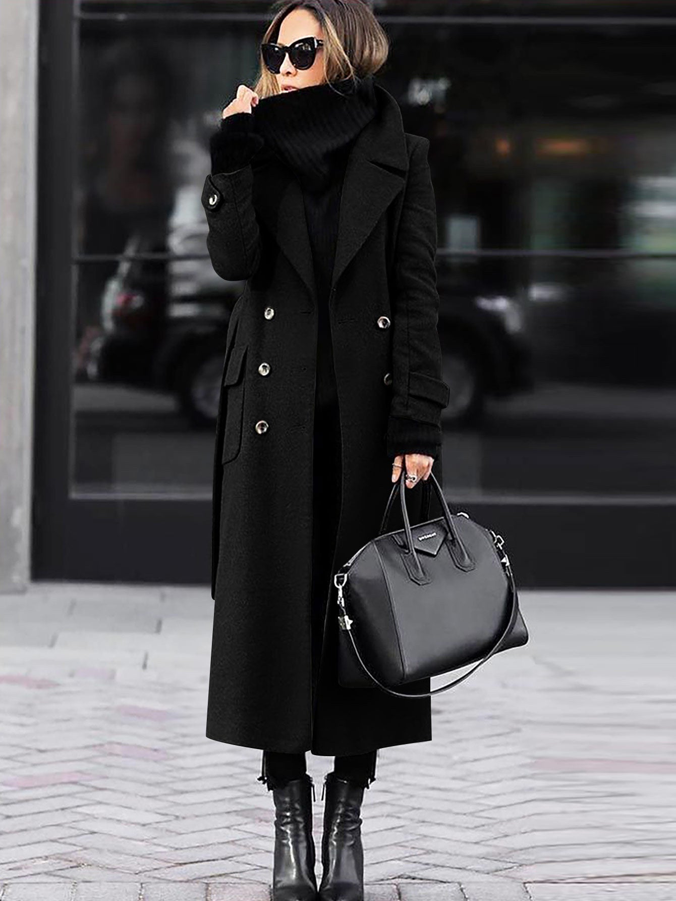 LORVENE Classic Wool Coat