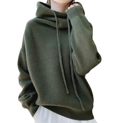 Cozy Knit Hooded Sweater