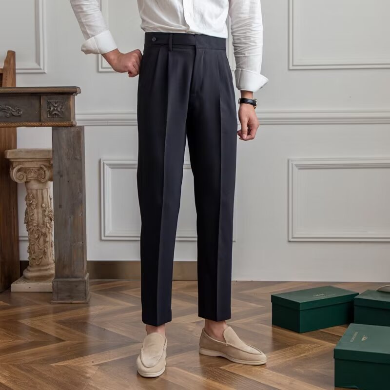 LORVENES Premium Slim Fit Work Trousers