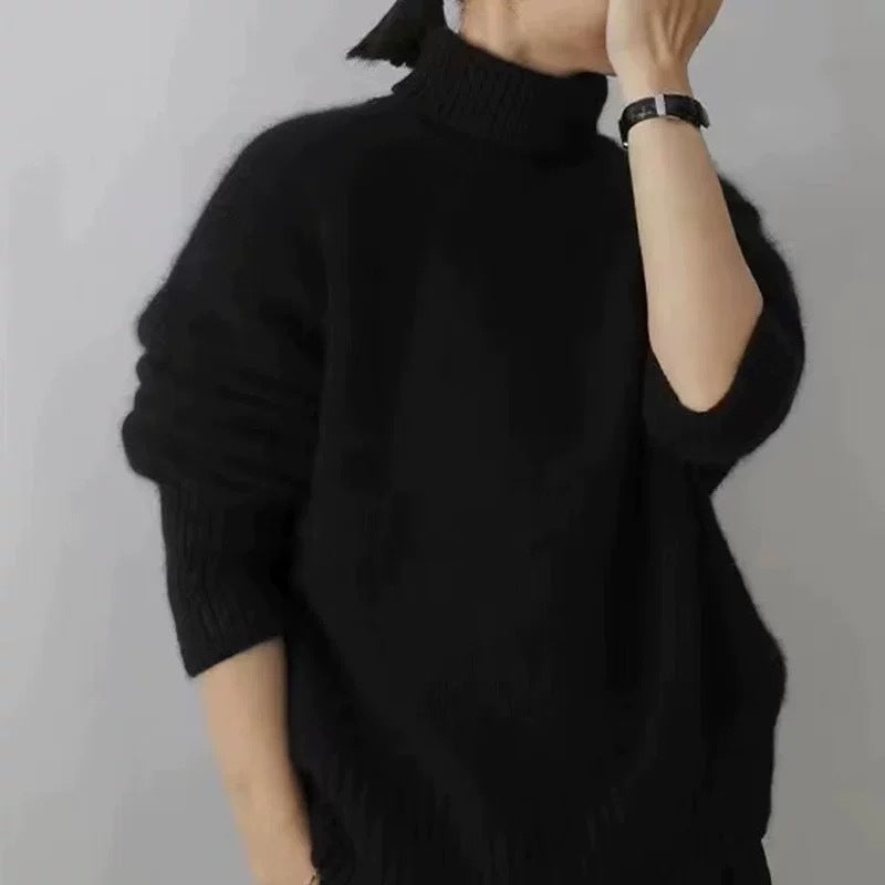 LORVENE Luxe Rib Turtleneck