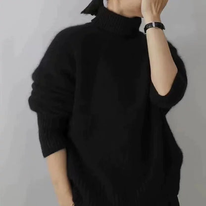 LORVENE Luxe Rib Turtleneck