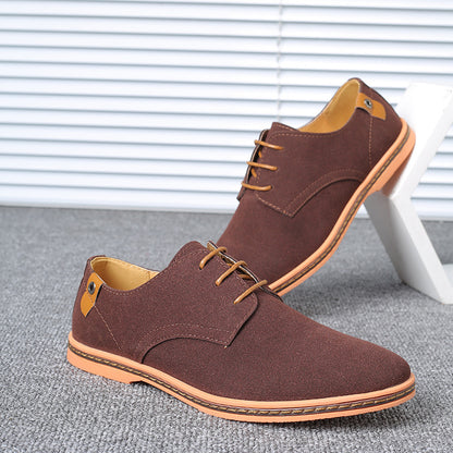 Men’s Casual Suede Oxford Shoes