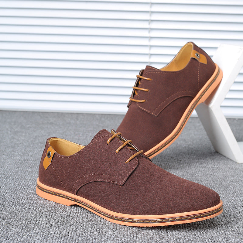 Men’s Casual Suede Oxford Shoes