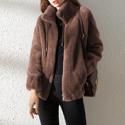 LORVENE Oversized Rib Cardigan
