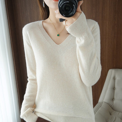 LORVENE Ribbed Knit Sweater