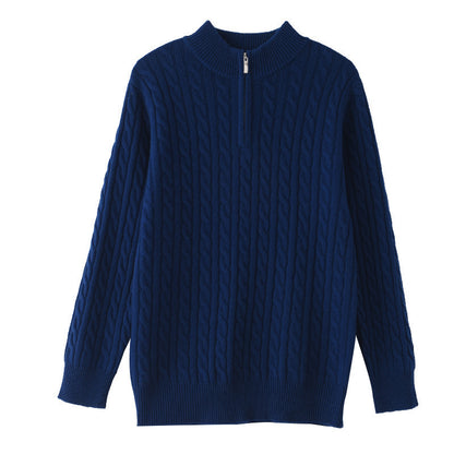 LORVENE Warm Half‑Zip Sweater