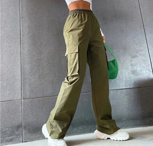 LORVENES Comfortable Elastic Waist Trousers - LORVENES
