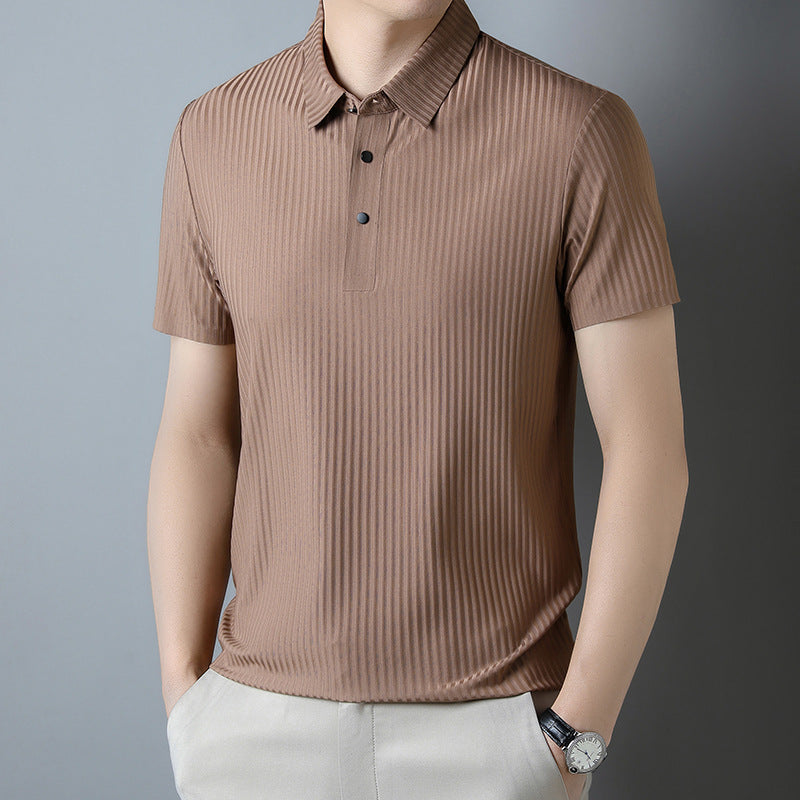 LORVENE Minimalist Polo Shirt