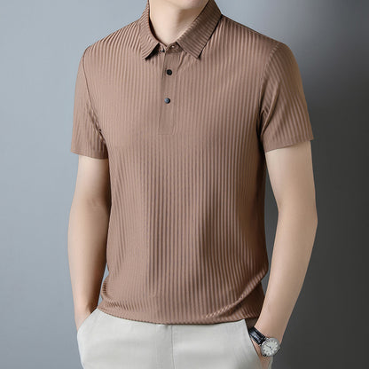 LORVENE Minimalist Polo Shirt
