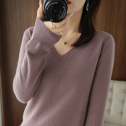 LORVENE Ribbed Knit Sweater