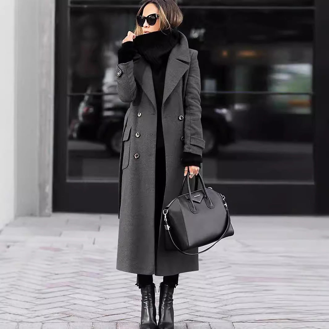 LORVENE Classic Wool Coat