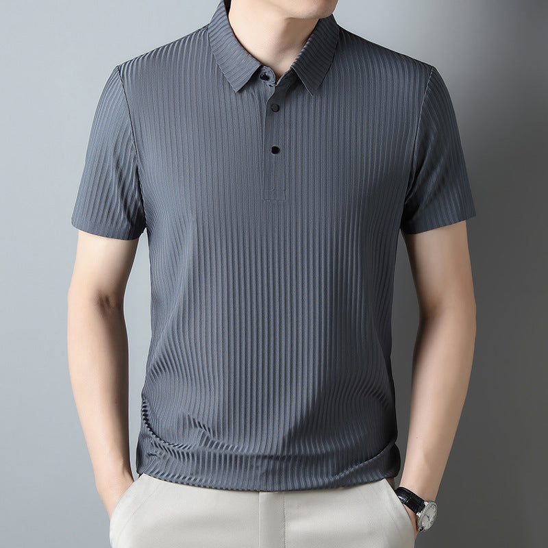 LORVENE Minimalist Polo Shirt