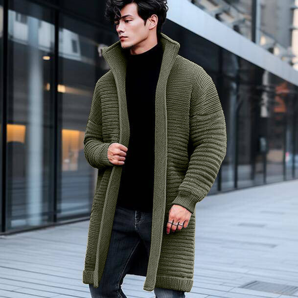 LORVENE Polished Wool Coat