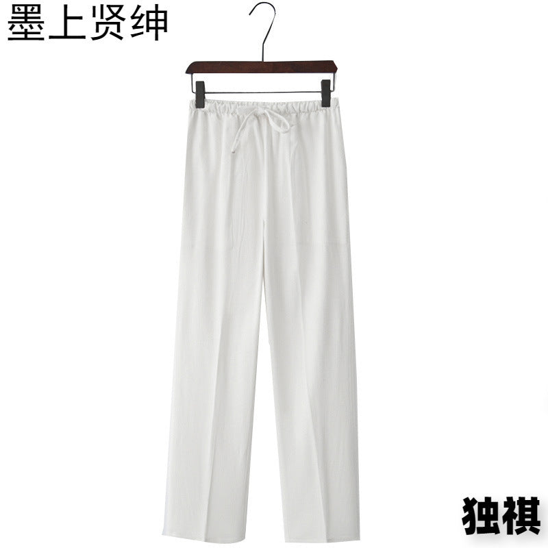 Classic Form Straight Trousers — Mid‑Rise