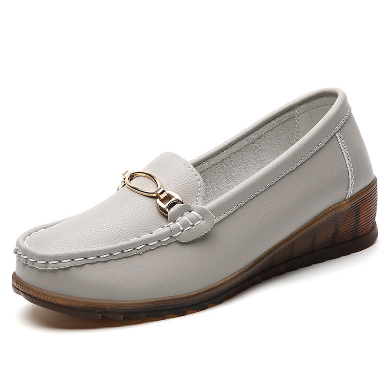 LORVENES Comfort Wedge Bit Loafers