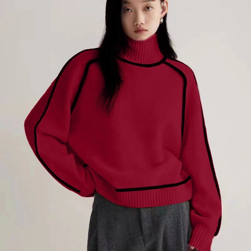 LORVENE Cozy Turtleneck Sweater