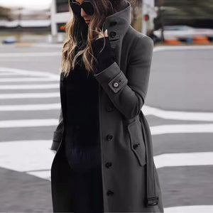 Structured Wrap Coat