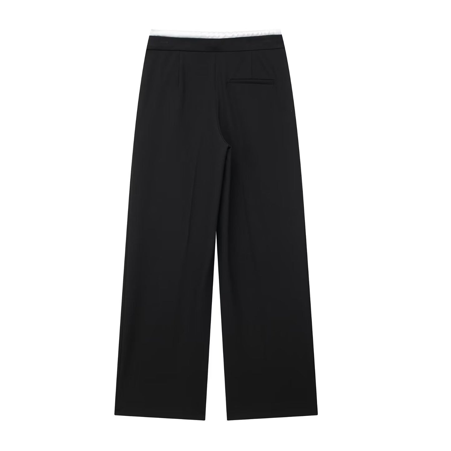 LORVENES Elegant Palazzo Work Pants