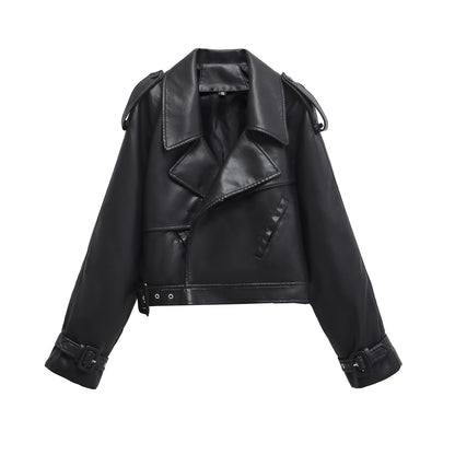 LORVENE Zip Front Bomber Jacket