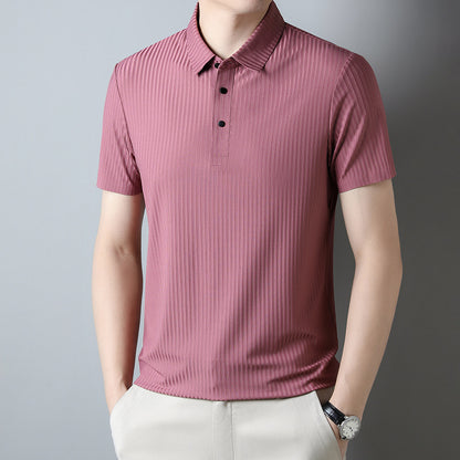 LORVENE Minimalist Polo Shirt