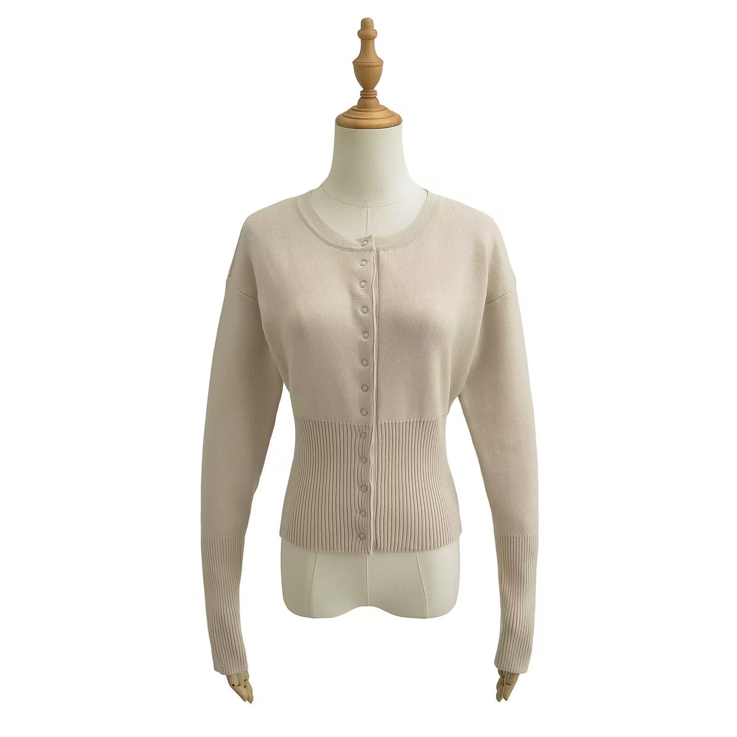 LORVENE Half Zip Knit Sweater