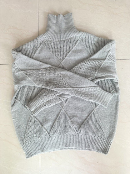 LORVENE Essential Oversize High Neck Knit