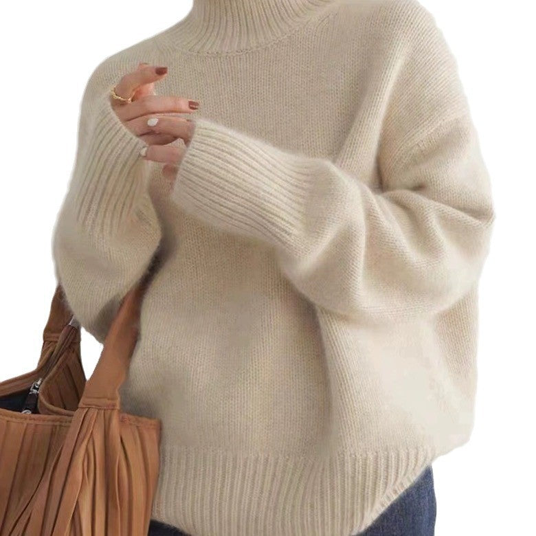 LORVENE Luxe Rib Turtleneck