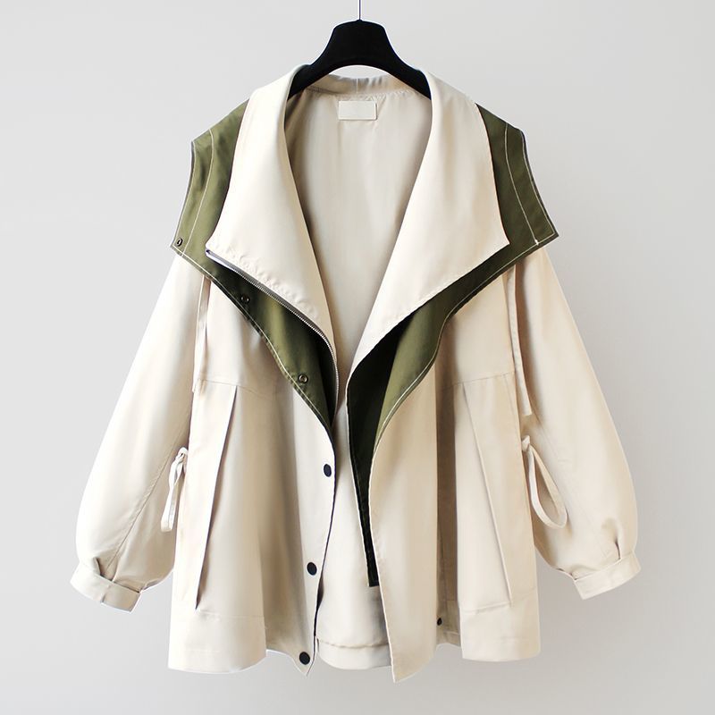 LORVENE Soft Signature Jacket displayed on a hanger, featuring a cozy, stylish design with a smooth fabric finish.