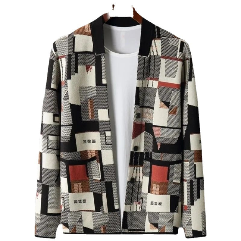 LORVENE Elegant Wool Cardigan