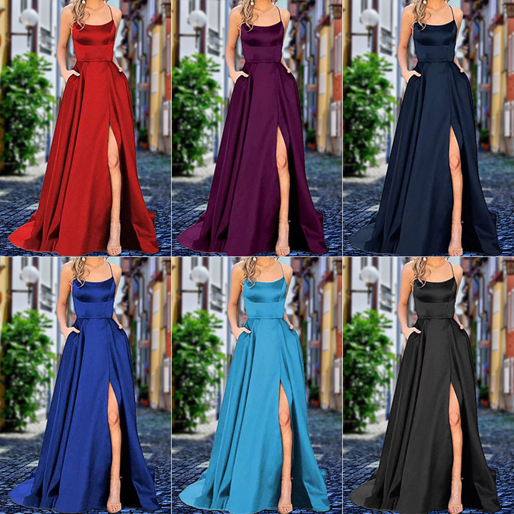 LORVENE Pure Satin Maxi