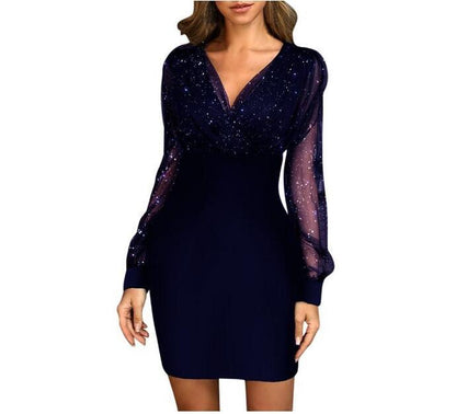 LORVENE Shimmer Sequin Dress