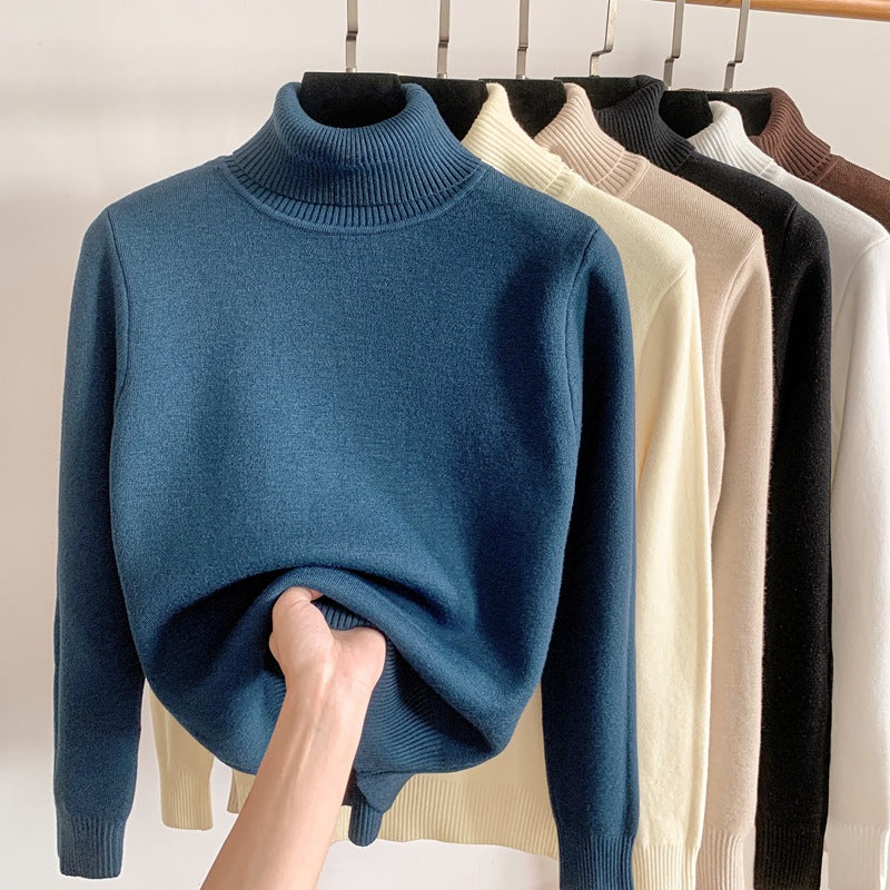 LORVENE Slim Fit High Neck Top