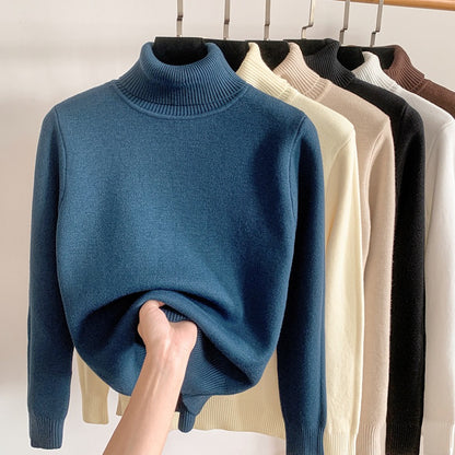 LORVENE Slim Fit High Neck Top