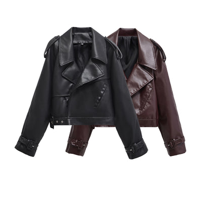 LORVENE Zip Front Bomber Jacket