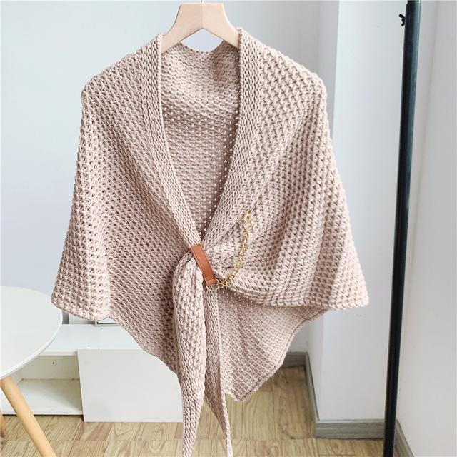 LORVENE Handwoven Cotton Shawl