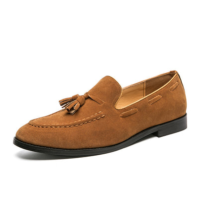 LORVENES Classic Suede Tassel Loafers